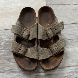 Birkenstock Tan Suede Sandals